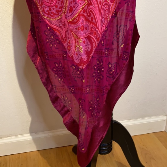 EUC A.B.S.by Allen Schwartz Handkerchief Hem Skirt - Picture 2 of 6